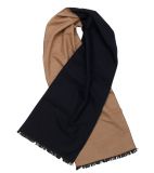 Seidenschal Marine Camel